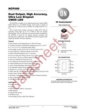 NCP590MN5DTAG datasheet  